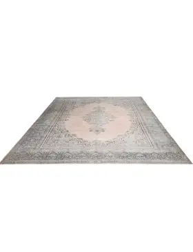 Beige Persien Persisk Vintagetæppe 375 x 275 cm - view 2