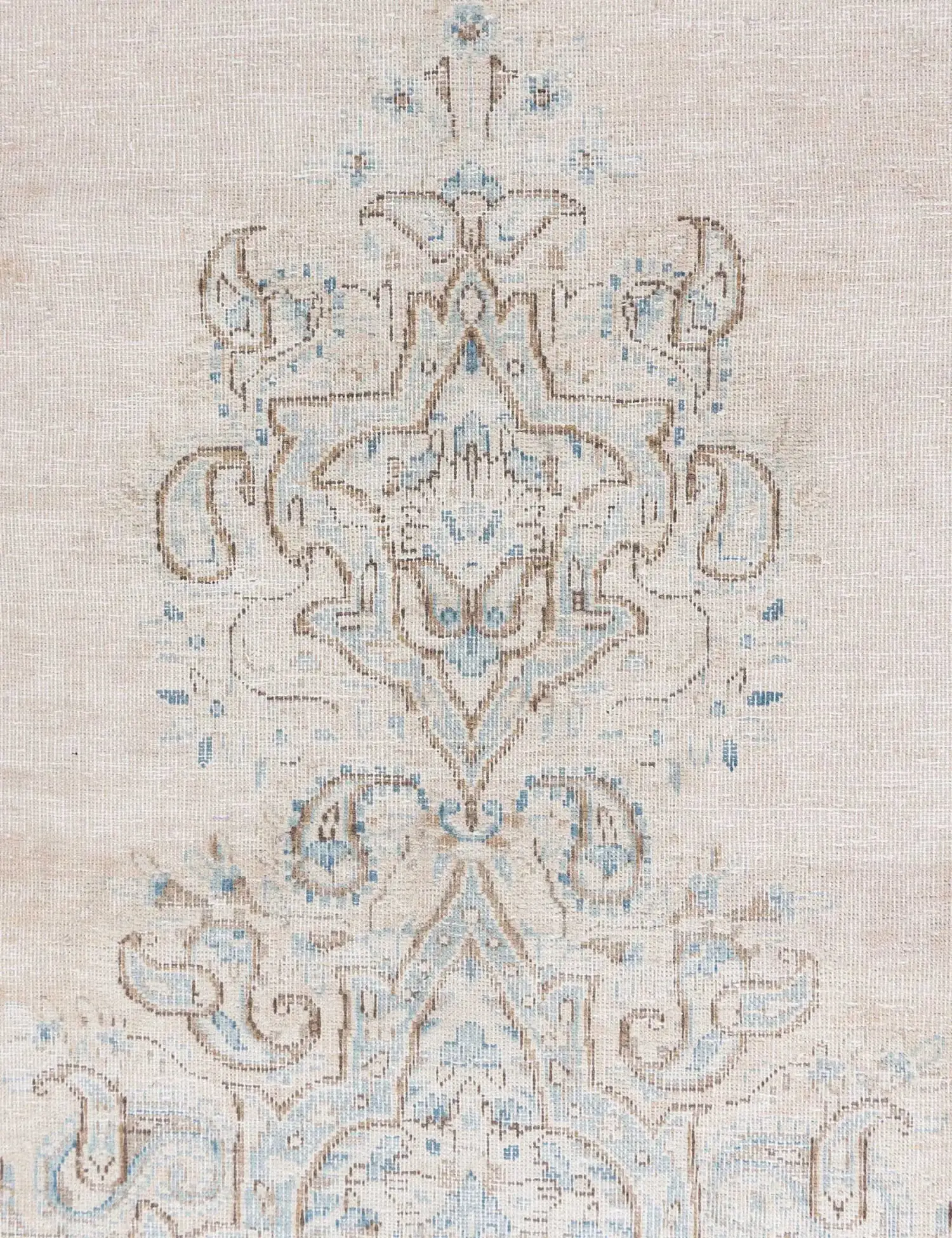 Beige Persien Persischer Vintage Teppich 375 x 275 cm - Einzigartiger handgefertigter Teppich