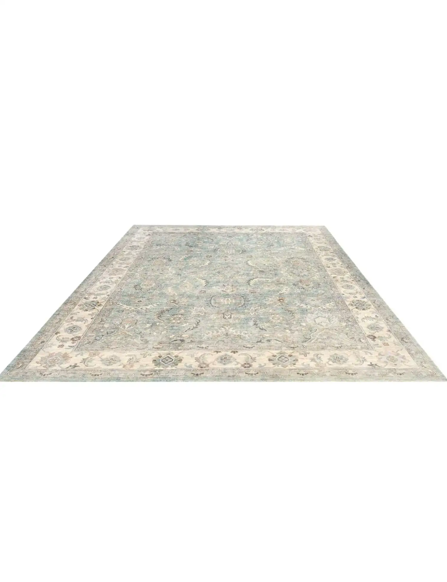 Türkis text_origin_4 Ziegler Teppich 361 x 274 cm - Einzigartiger handgefertigter Teppich