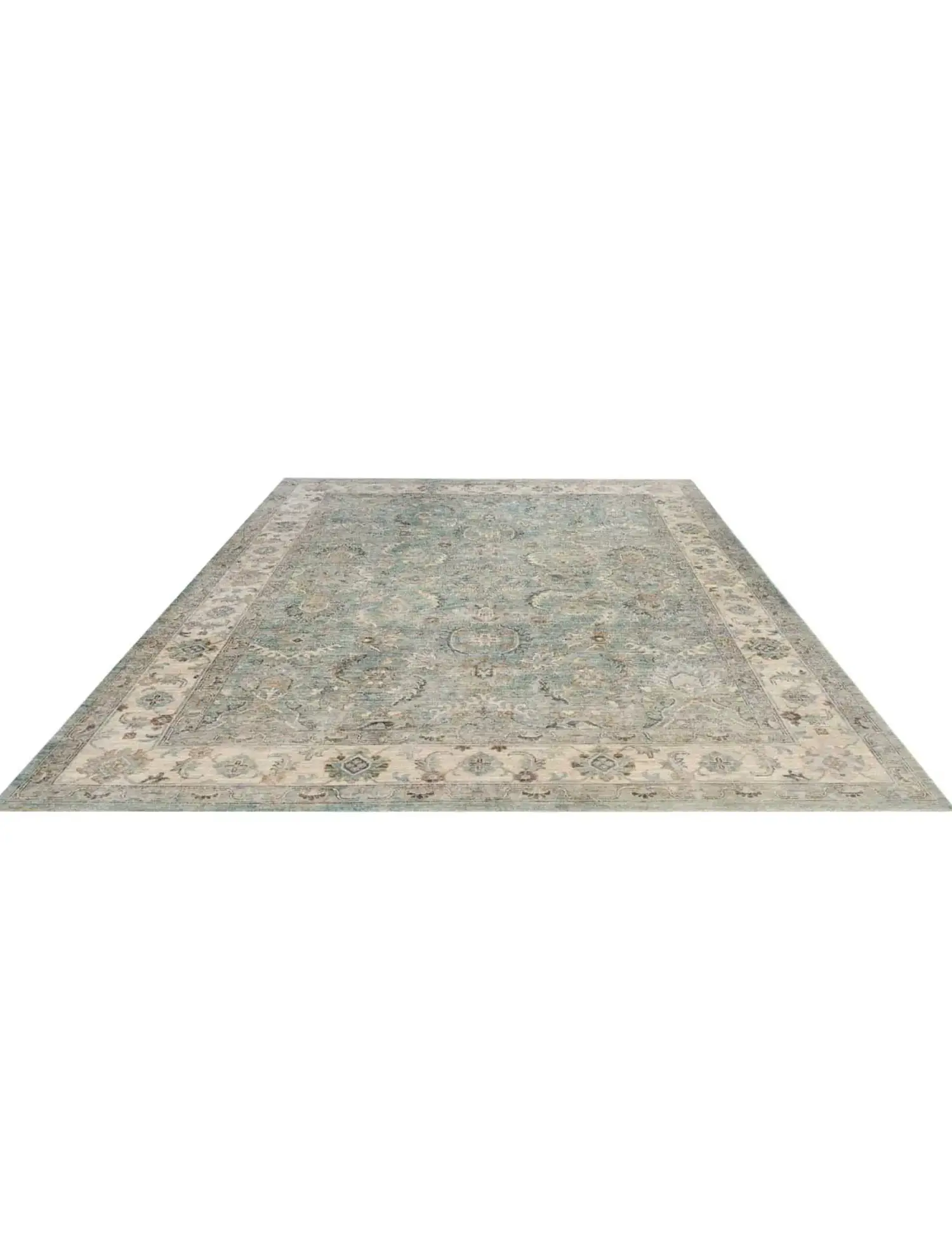 Türkis text_origin_4 Ziegler Teppich 361 x 274 cm - Einzigartiger handgefertigter Teppich