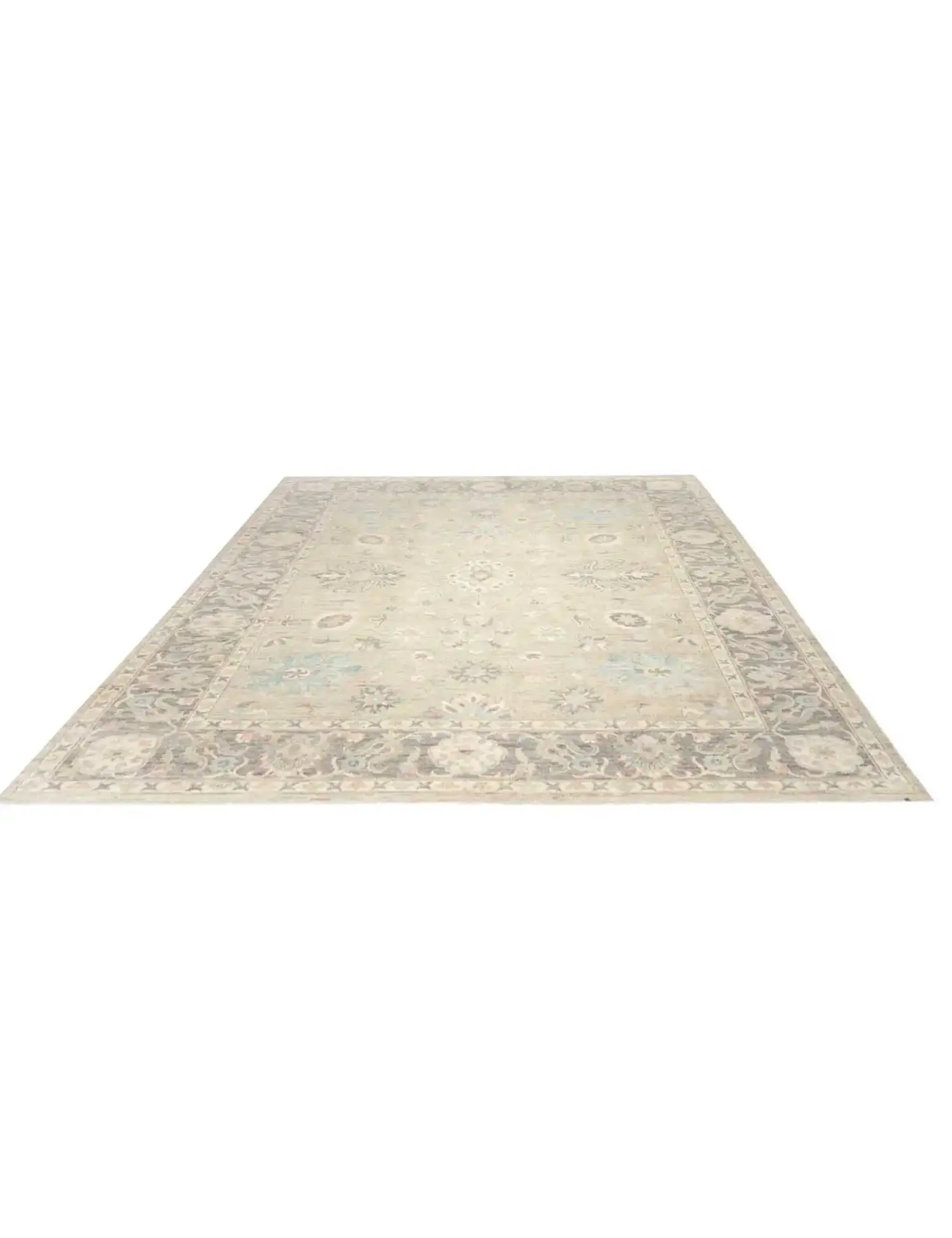 Grau text_origin_4 Ziegler Teppich 364 x 271 cm - Einzigartiger handgefertigter Teppich