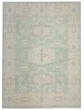 Vihreä Pakistan Ziegler matot 308 x 241 cm