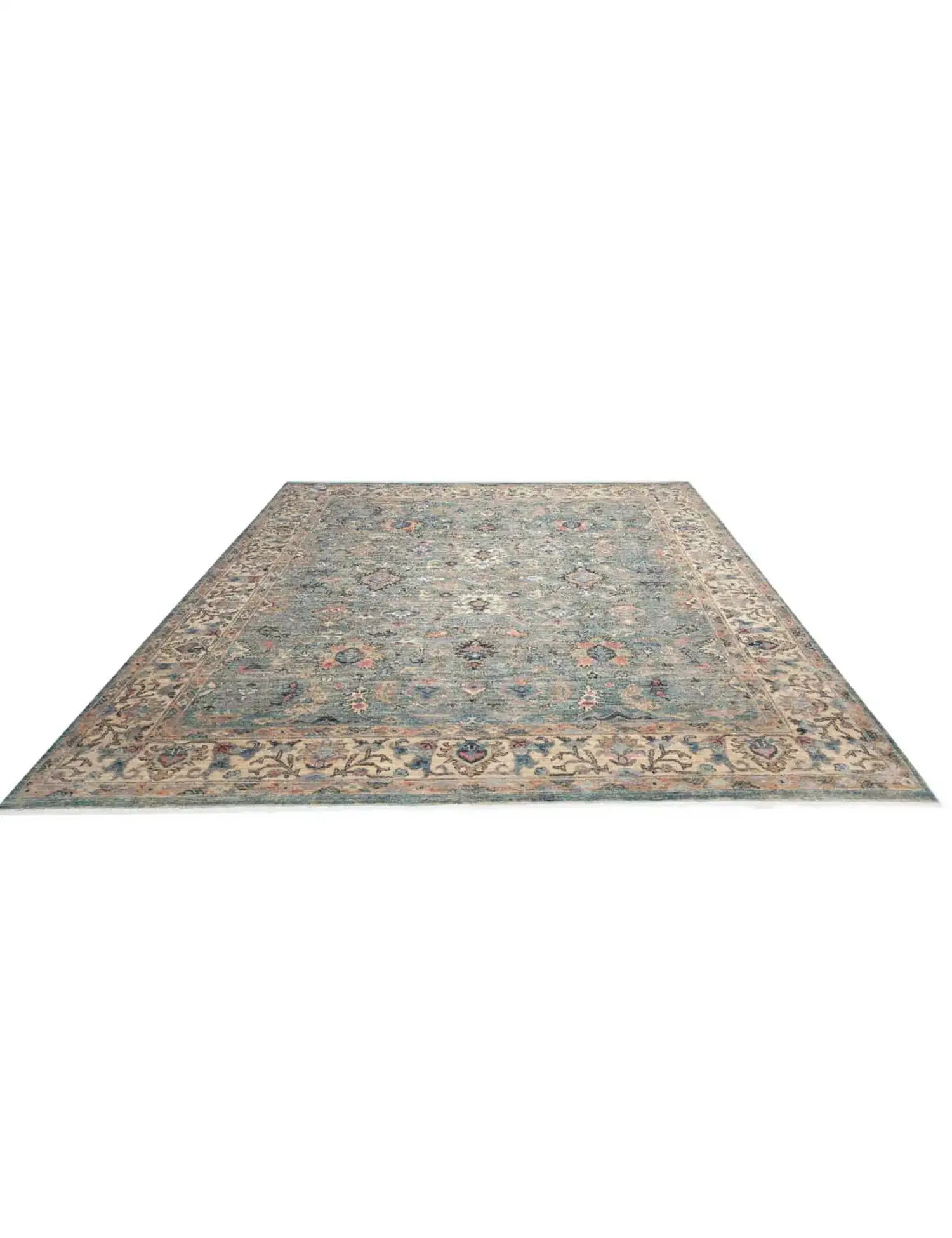 Grün text_origin_4 Ziegler Teppich 312 x 245 cm - Einzigartiger handgefertigter Teppich