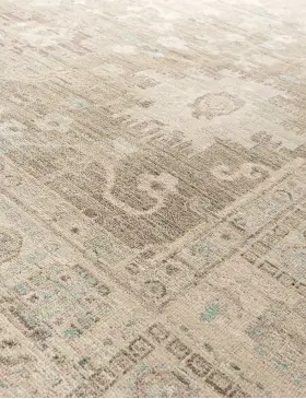 Grau Pakistan Ziegler Teppich 323 x 276 cm - view 3