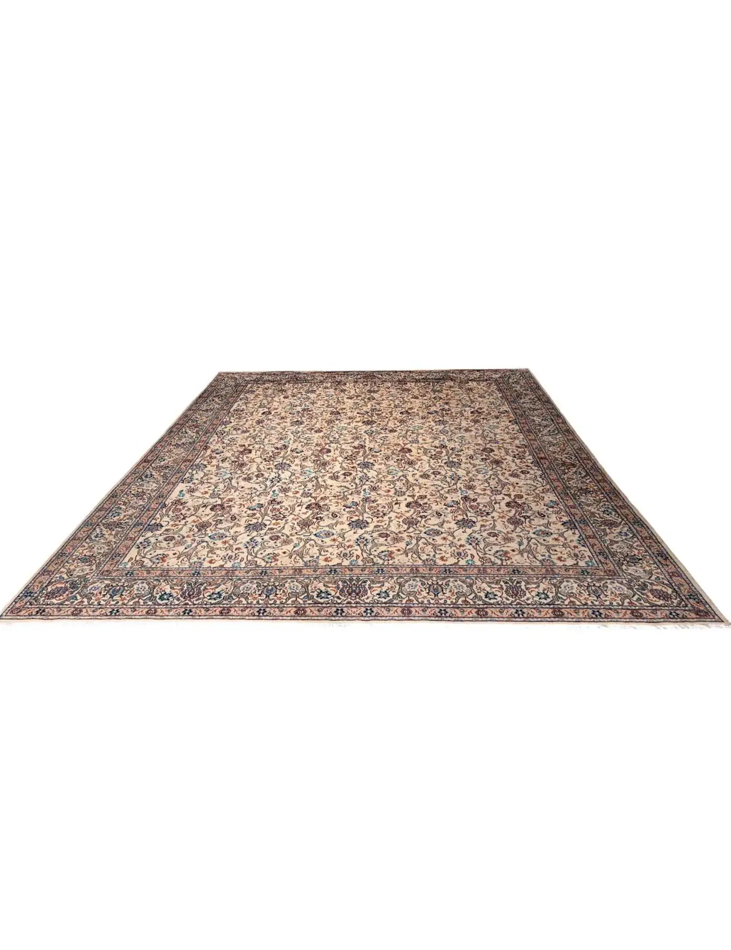 Beige Persia Moud 380 x 287 cm - Ainutlaatuinen käsintehty matto