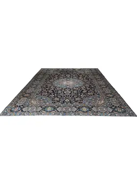 Bleu Persan Kashan Patina 429 x 306 cm - view 1