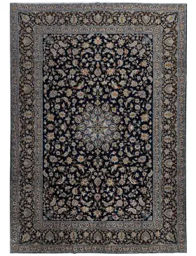 Azul Persia Kashan 370 x 272 cm