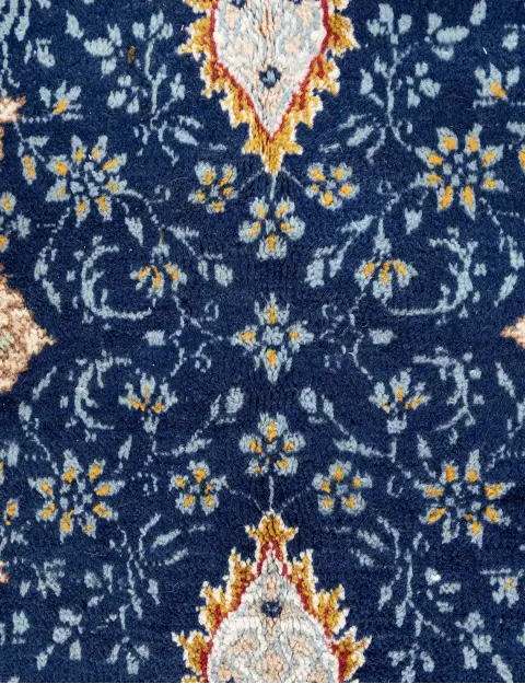 Blau Persien Kerman Patina 394 x 293 cm - view 3