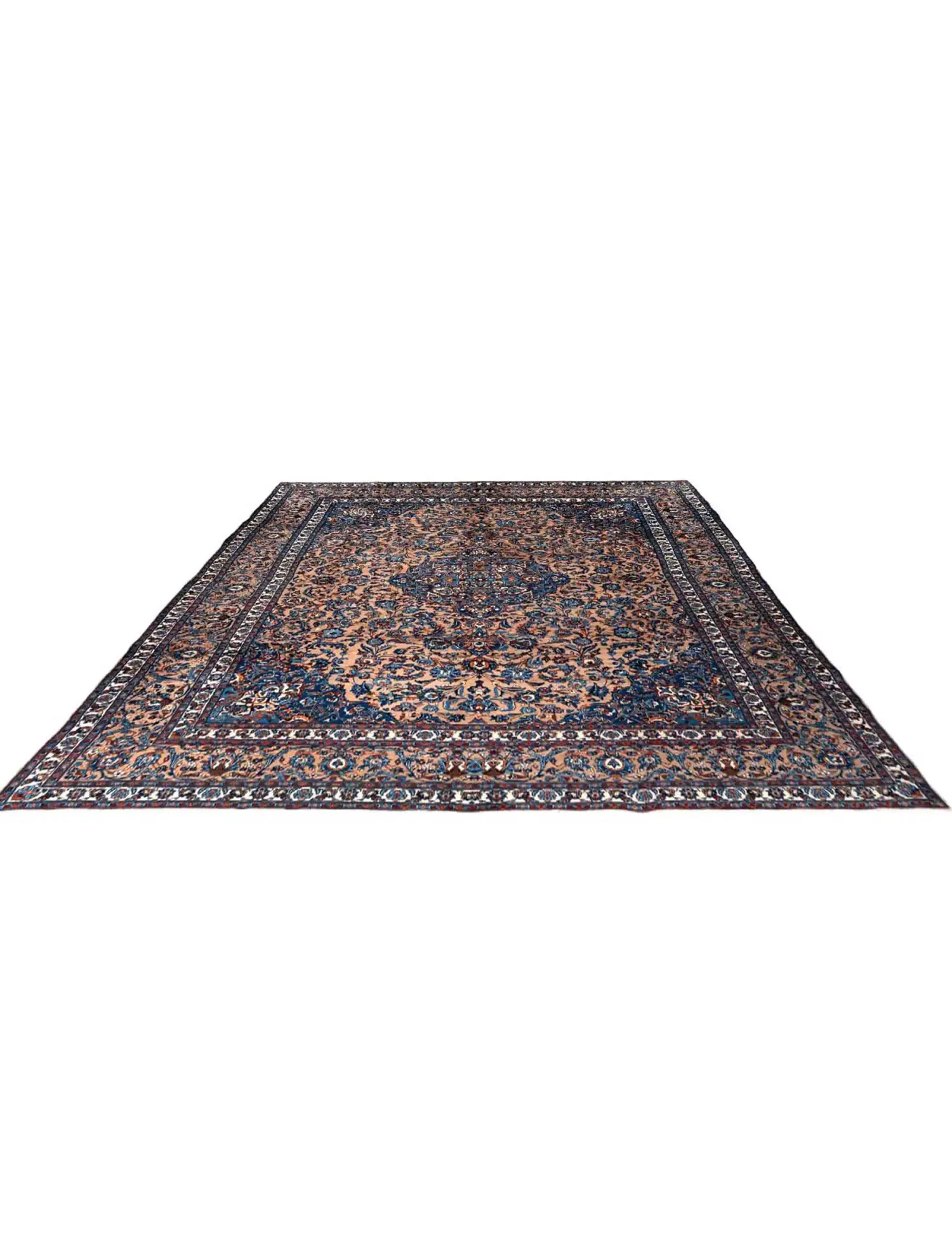 Brown Persia Kashmar 385 x 289 cm - Unique Handmade Carpet