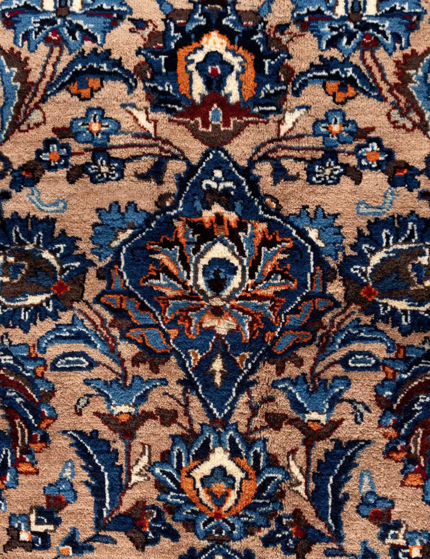 Brown Persia Kashmar 385 x 289 cm - Unique Handmade Carpet