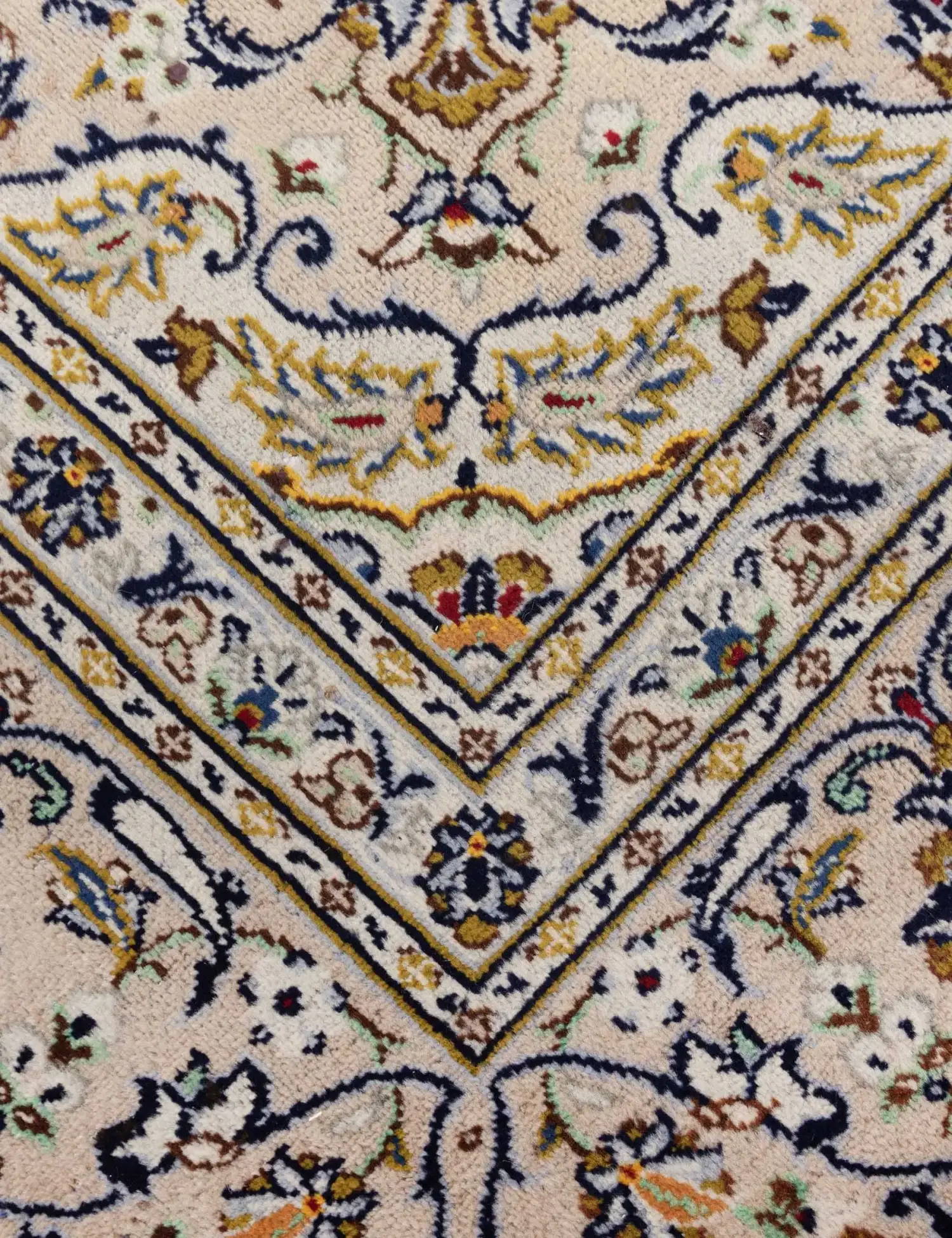 Beige Persien Ardakan Patina 348 x 242 cm - Einzigartiger handgefertigter Teppich
