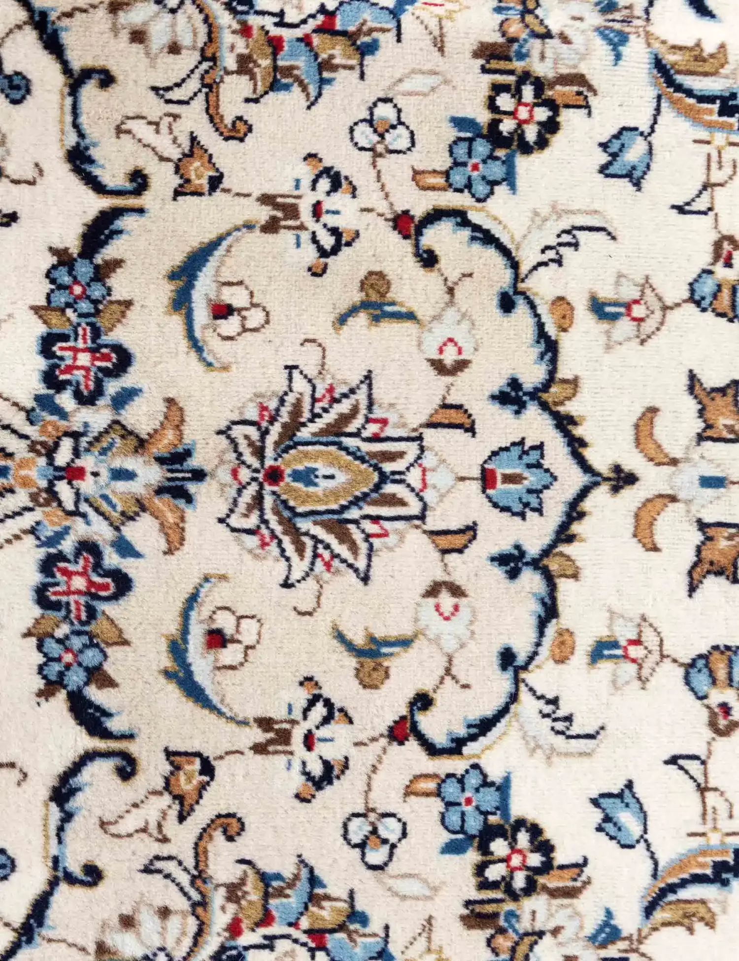 Beige Persan Kashan Patina 300 x 197 cm - Tapis fait main unique
