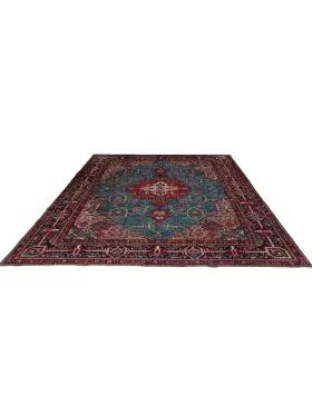 Bleu Persan Tabriz Patina 390 x 309 cm - view 1