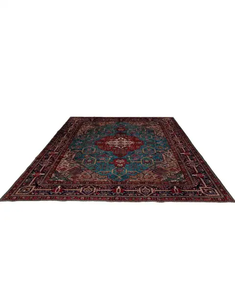 Blå Persia Tabriz Patina 390 x 309 cm - view 2