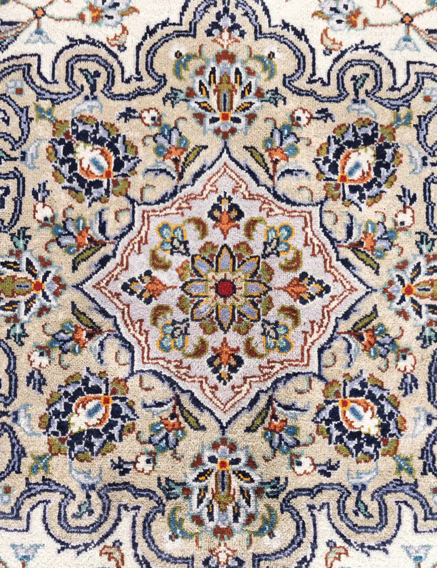 Beige Persa Ardakan Patina 389 x 279 cm - Alfombra única hecha a mano