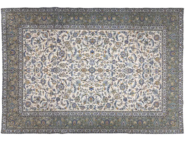 Beige Persien Kashan Patina 388 x 297 cm
