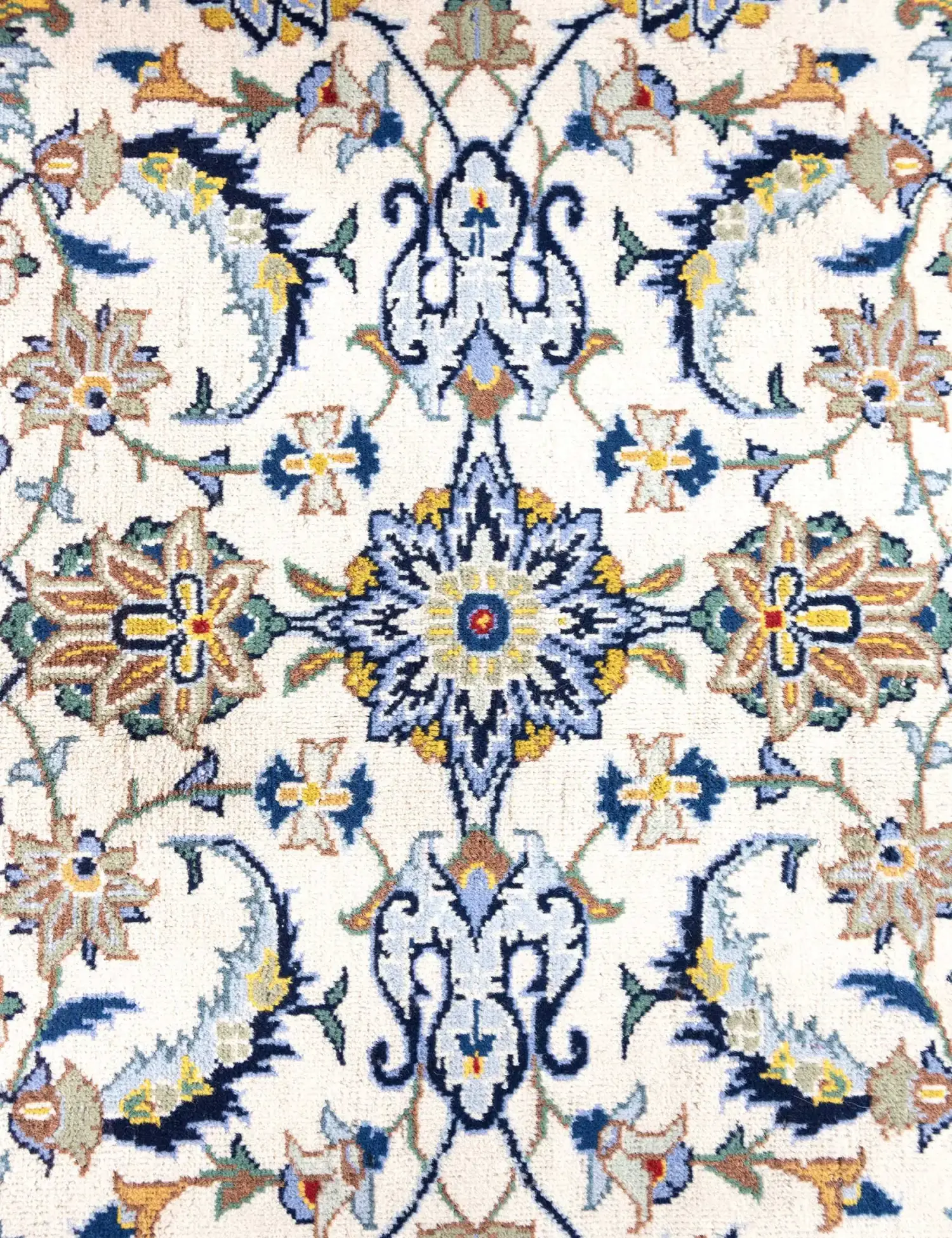 Beige Perzië Kashan Patina 388 x 297 cm - Uniek handgemaakt tapijt