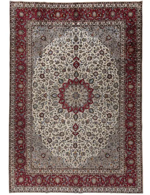 Beige Persia Kashmar Patina 390 x 299 cm
