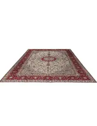 Beige Persan Kashmar Patina 390 x 299 cm - view 1