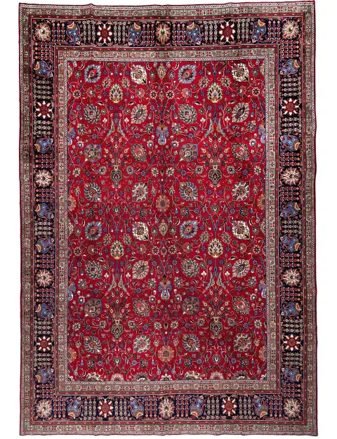 Rot Persien Tabriz Patina 389 x 298 cm