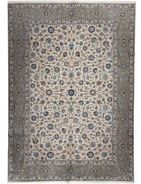 Beige Persan Kashan Patina 423 x 310 cm