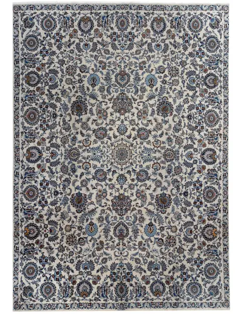 Beige Persia Kashan Patina 407 x 310 cm