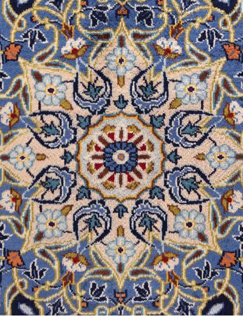 Blå Persia Kashan Patina 400 x 293 cm - view 4