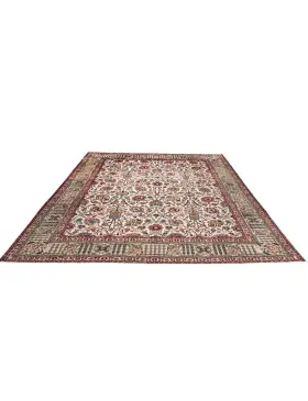 Beige Persan Tabriz Patina 376 x 296 cm - view 1