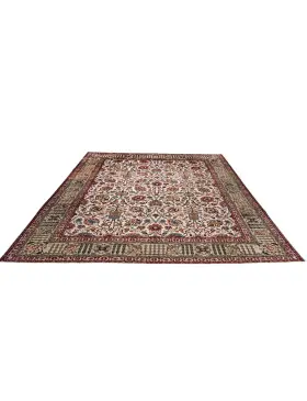 Beige Persan Tabriz Patina 376 x 296 cm - view 2