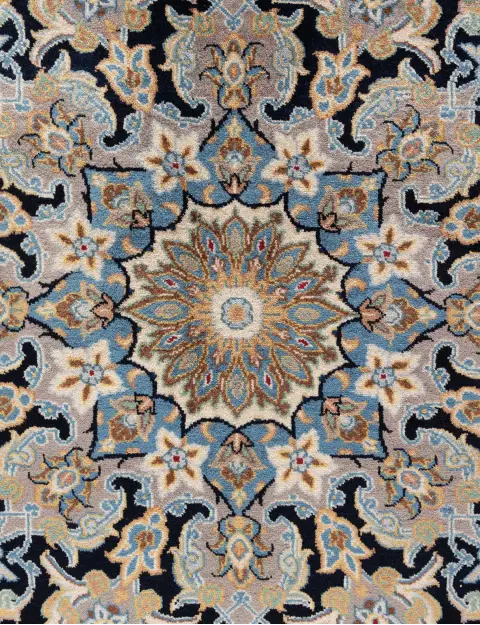 Blå Persia Kashan Patina 402 x 293 cm - view 4