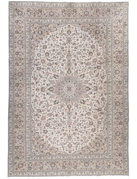 Beige Persia Kashan Patina 390 x 287 cm