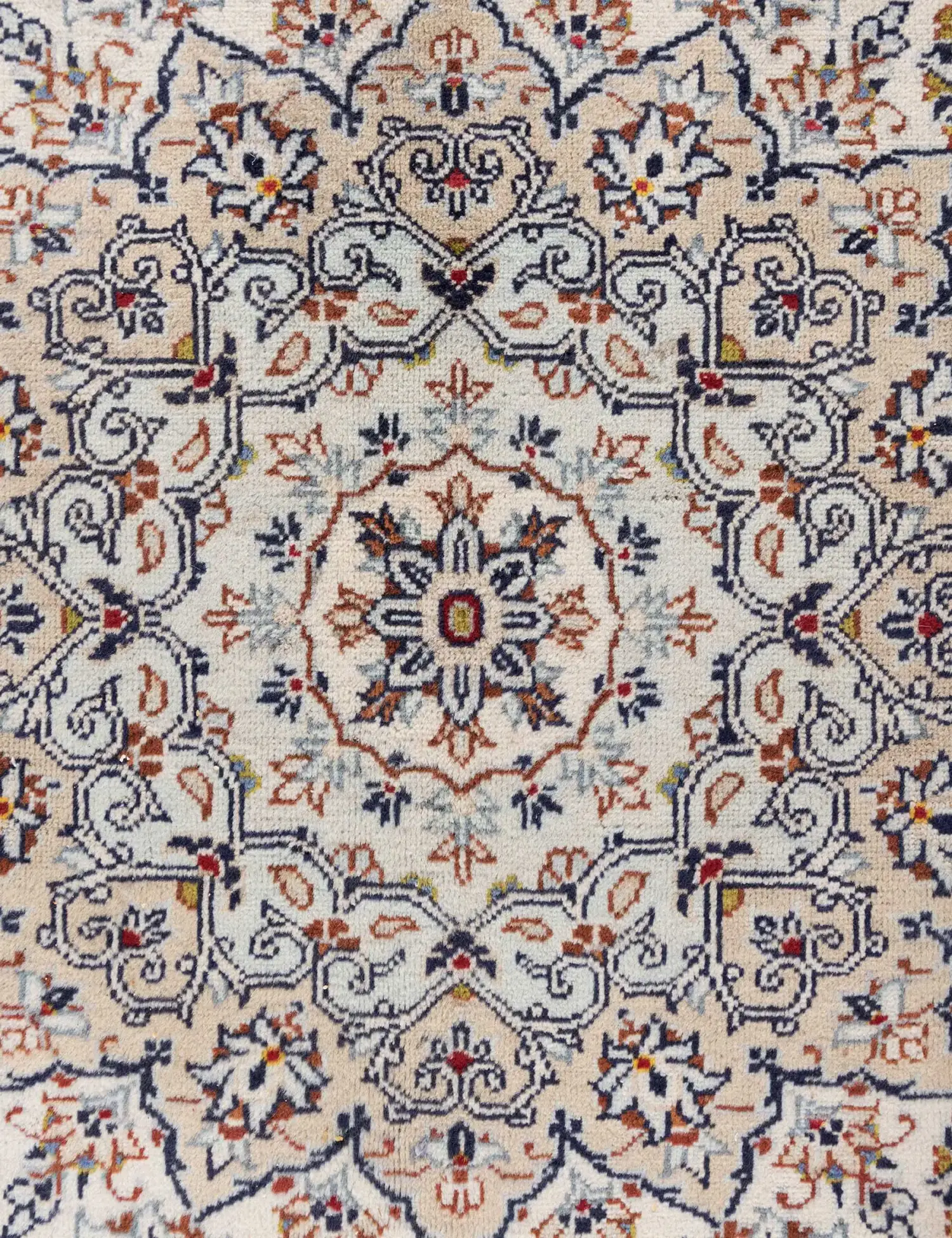 Beige Persien Kashan Patina 390 x 287 cm - Einzigartiger handgefertigter Teppich