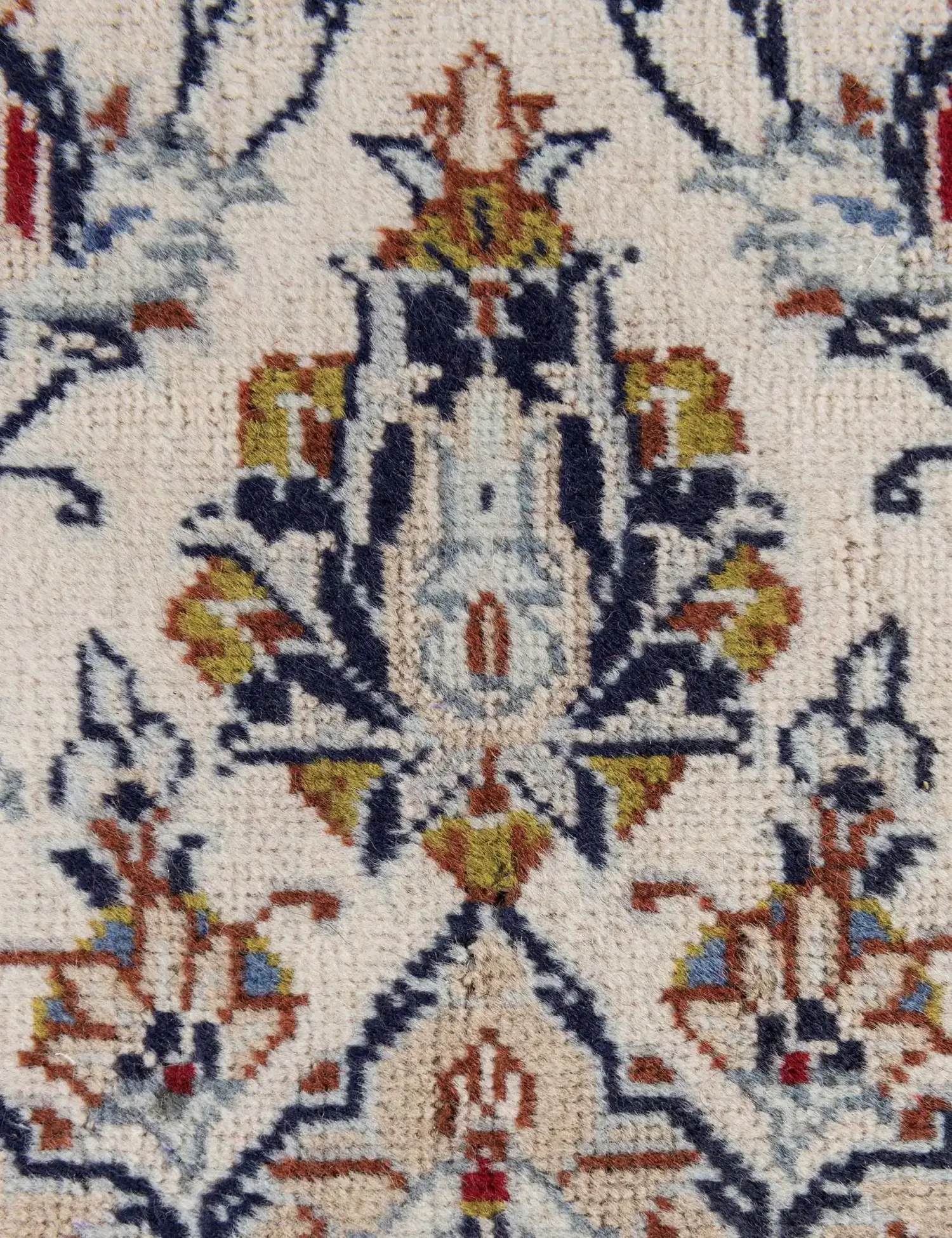 Beige Persien Kashan Patina 390 x 287 cm - Einzigartiger handgefertigter Teppich