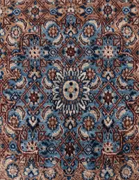 Blau Persien Moud Patina 381 x 251 cm - view 4