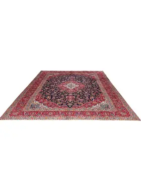 Sininen Persia Kashan Patina 416 x 293 cm - view 1