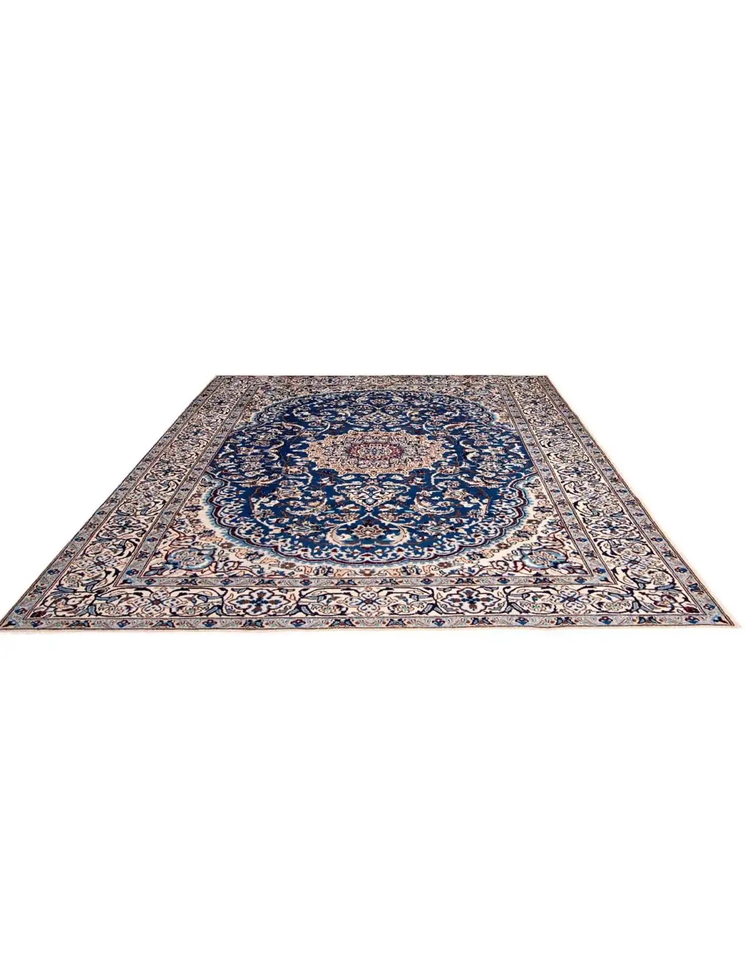 Blue Persia Khorasan Patina 300 x 194 cm - Unique Handmade Carpet