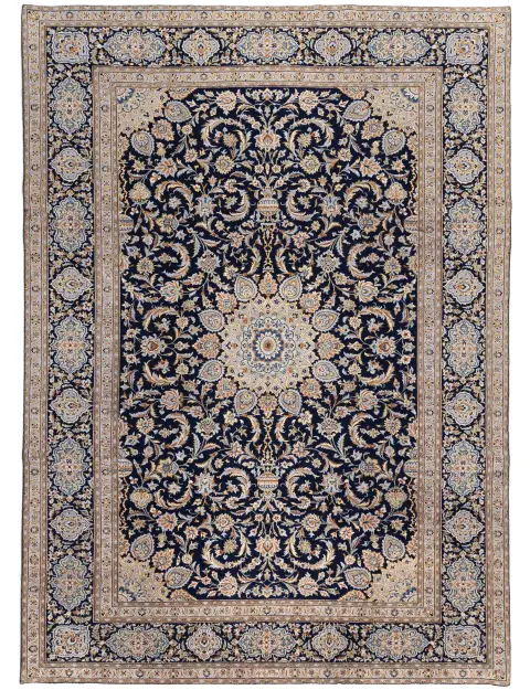 Blå Persia Ardakan Patina 347 x 243 cm