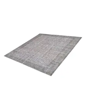 Grau Türkei Vintage Teppich 157 x 157 cm - view 1