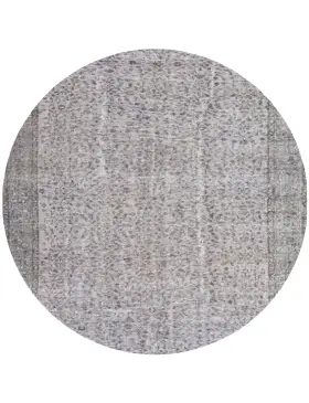 Grau Türkei Vintage Teppich 157 x 157 cm