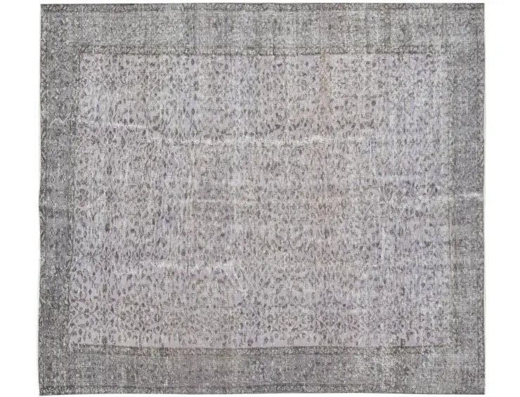 Grau Türkei Vintage Teppich 200 x 157 cm