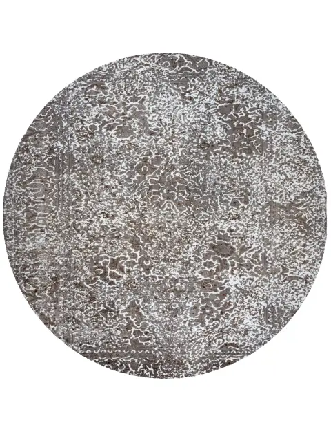 Grijs Perzië Perzisch Vintage Tapijt 228 x 228 cm