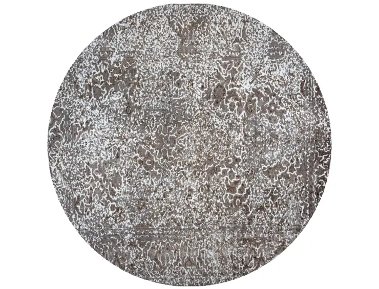 Grau Persien Persischer Vintage Teppich 228 x 228 cm