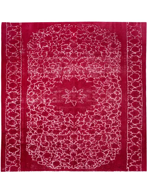 Rood Perzië Perzisch Vintage Tapijt 287 x 287 cm