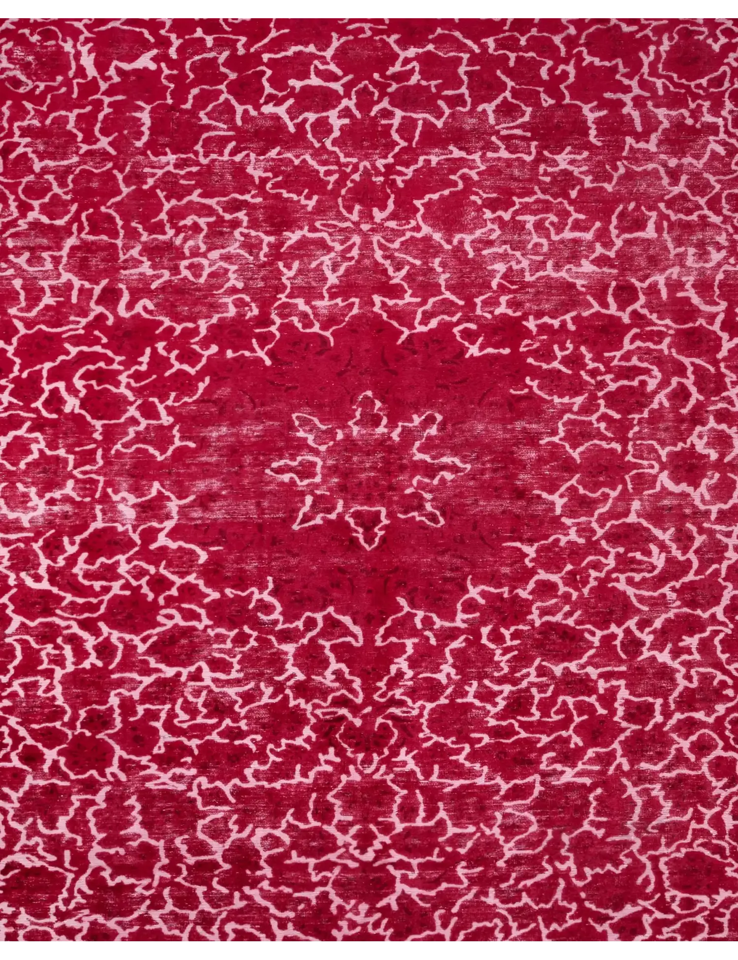 Rot Persien Persischer Vintage Teppich 287 x 287 cm - Einzigartiger handgefertigter Teppich