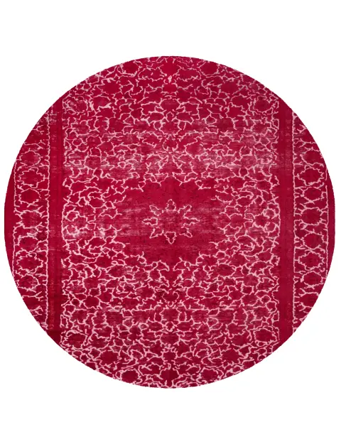 Rood Perzië Perzisch Vintage Tapijt 287 x 287 cm