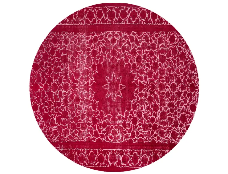 Rot Persien Persischer Vintage Teppich 287 x 287 cm