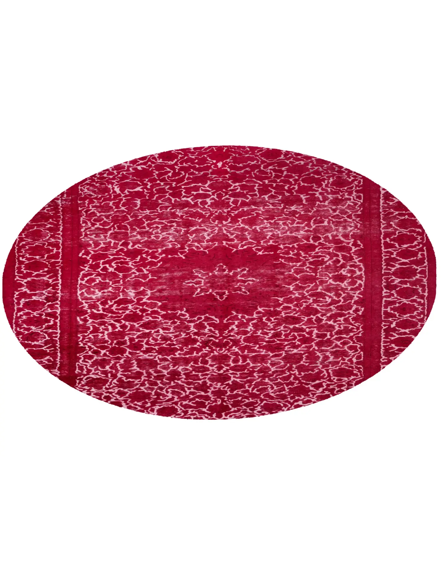Rot Persien Persischer Vintage Teppich 287 x 287 cm - Einzigartiger handgefertigter Teppich
