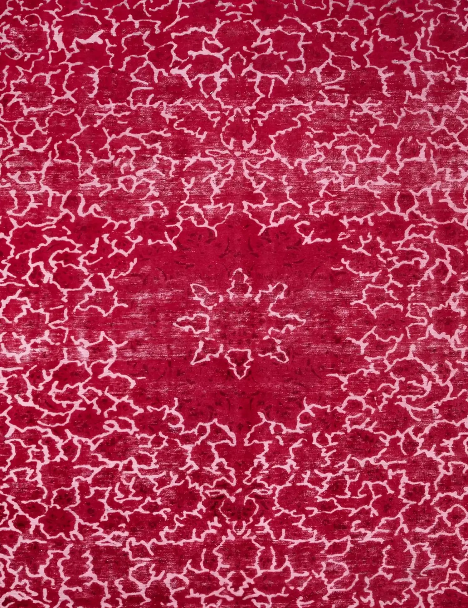 Rot Persien Persischer Vintage Teppich 400 x 287 cm - Einzigartiger handgefertigter Teppich