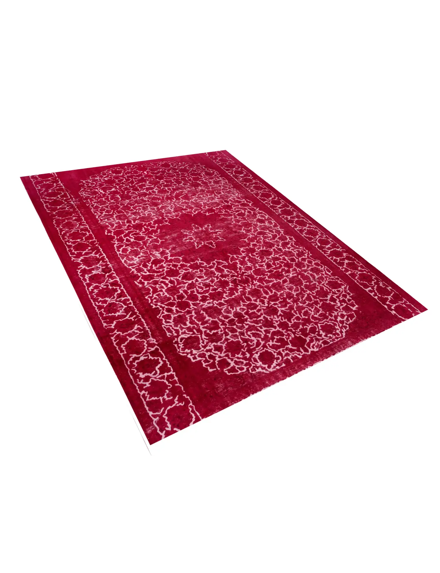 Rot Persien Persischer Vintage Teppich 400 x 287 cm - Einzigartiger handgefertigter Teppich