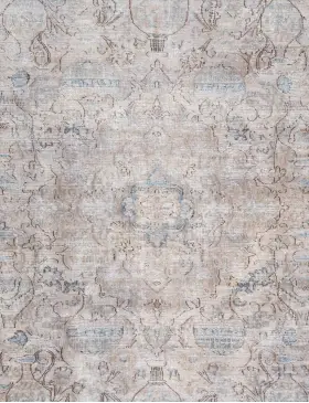 Grau Persien Persischer Vintage Teppich 210 x 210 cm - view 3